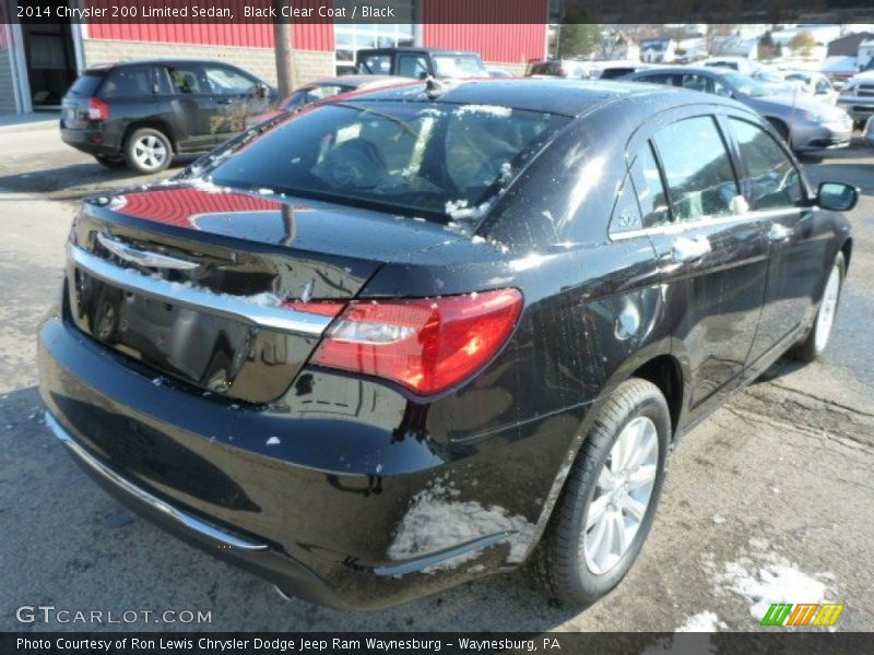 Black Clear Coat / Black 2014 Chrysler 200 Limited Sedan