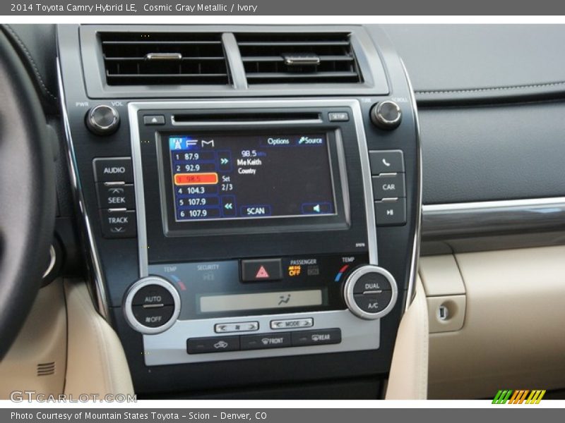 Cosmic Gray Metallic / Ivory 2014 Toyota Camry Hybrid LE