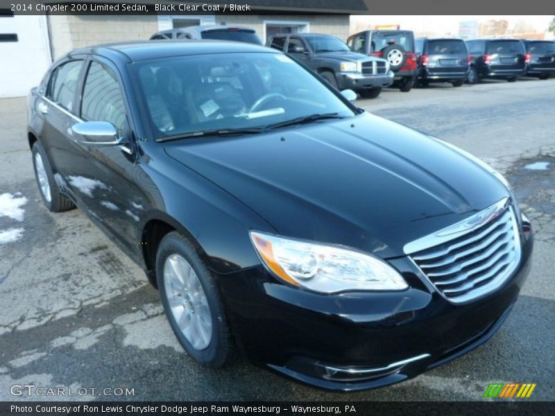 Black Clear Coat / Black 2014 Chrysler 200 Limited Sedan