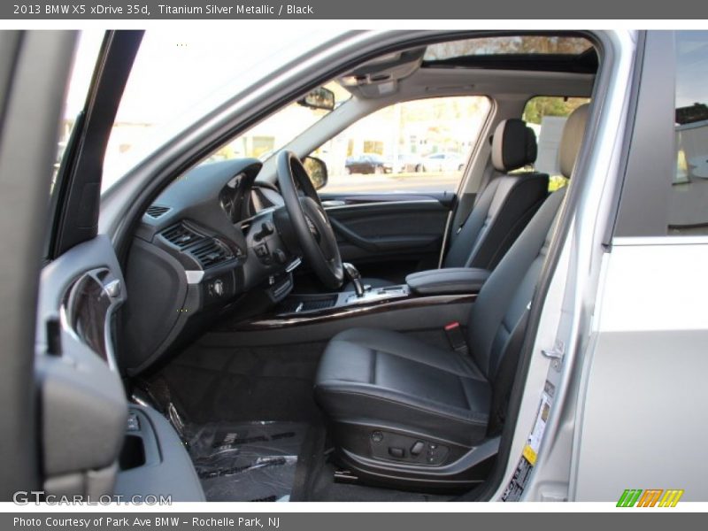 Titanium Silver Metallic / Black 2013 BMW X5 xDrive 35d