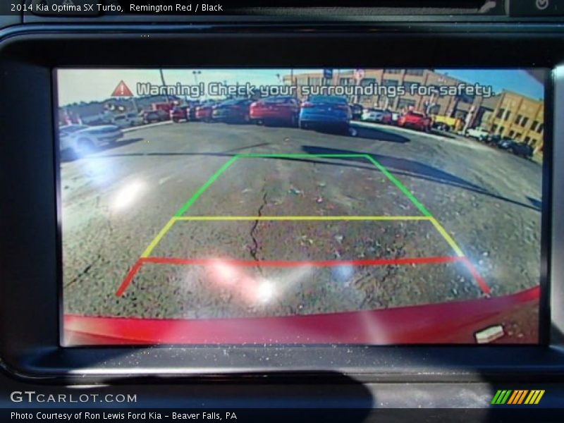 Remington Red / Black 2014 Kia Optima SX Turbo