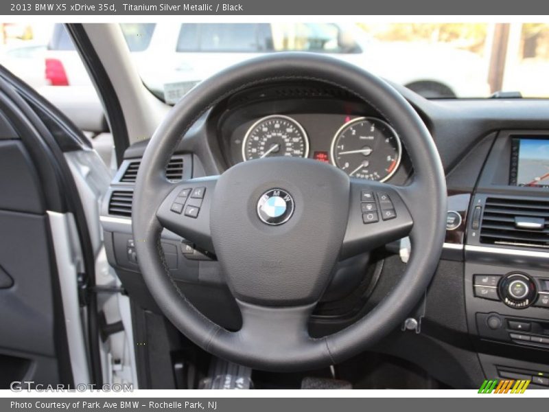 Titanium Silver Metallic / Black 2013 BMW X5 xDrive 35d