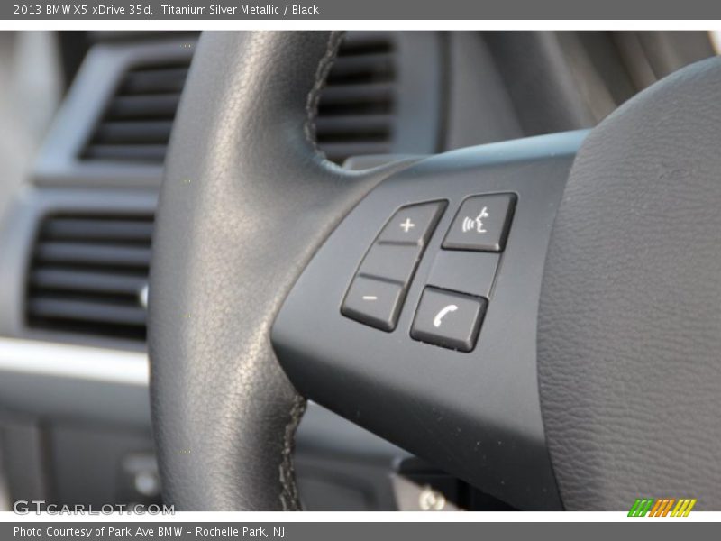Titanium Silver Metallic / Black 2013 BMW X5 xDrive 35d