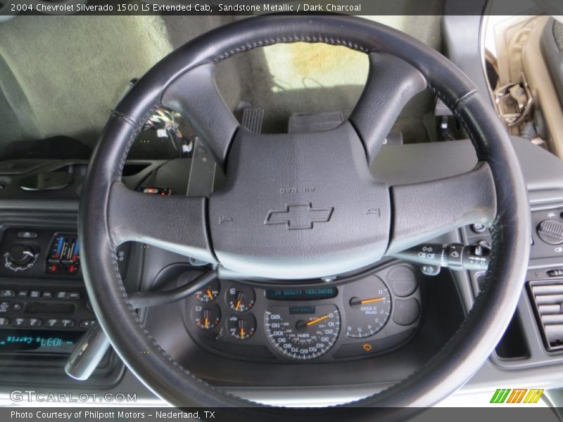 Sandstone Metallic / Dark Charcoal 2004 Chevrolet Silverado 1500 LS Extended Cab