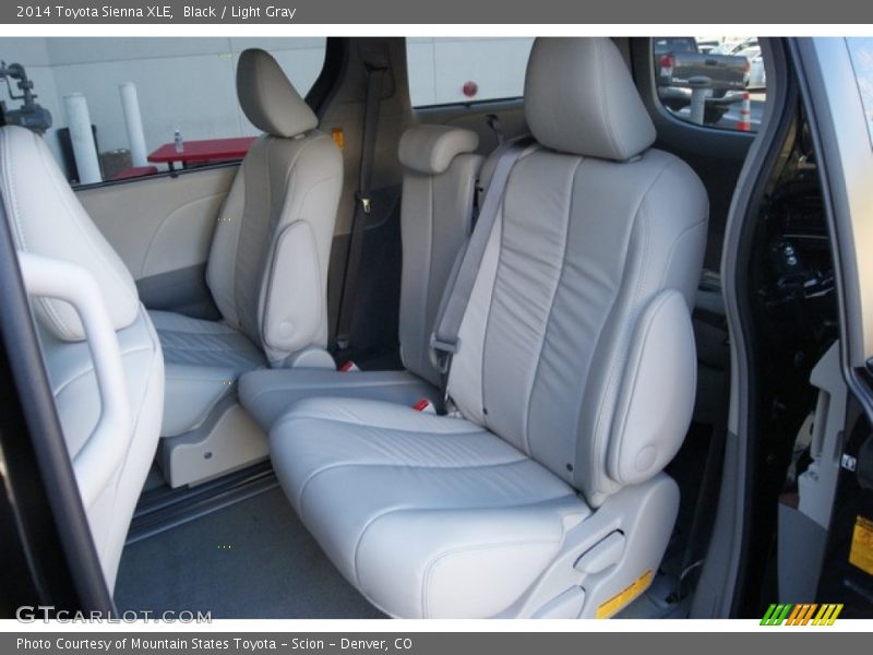 Black / Light Gray 2014 Toyota Sienna XLE