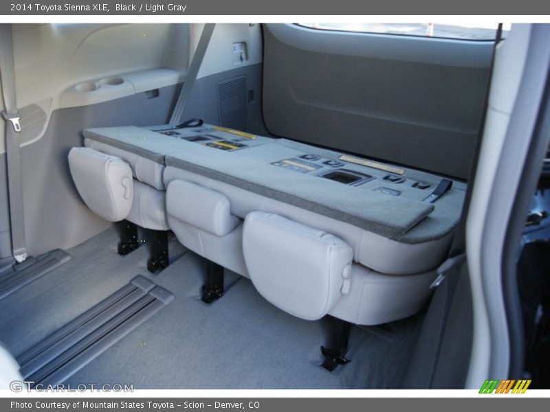 Black / Light Gray 2014 Toyota Sienna XLE