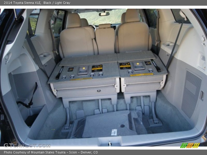 Black / Light Gray 2014 Toyota Sienna XLE