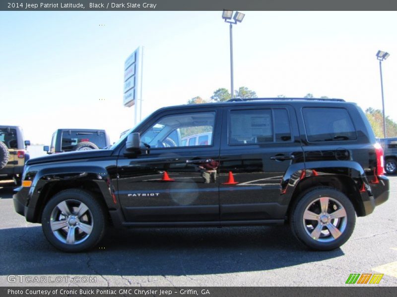Black / Dark Slate Gray 2014 Jeep Patriot Latitude