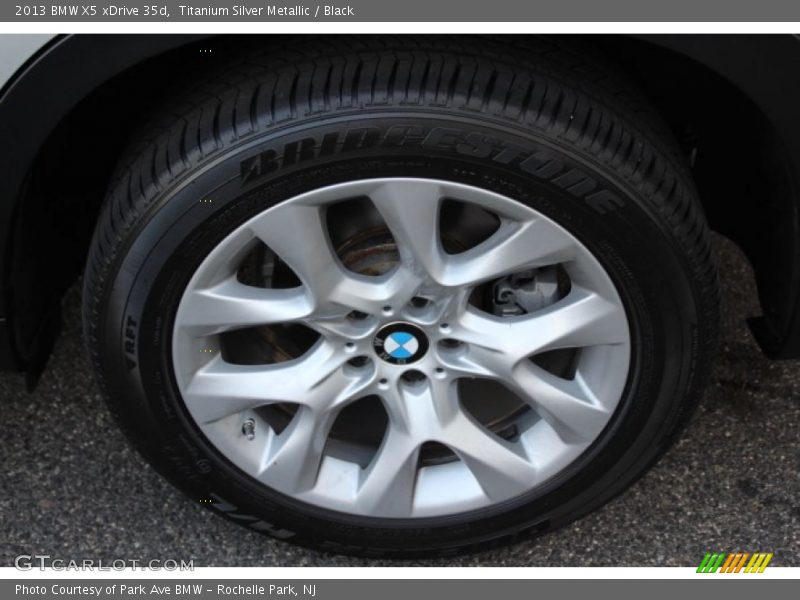 Titanium Silver Metallic / Black 2013 BMW X5 xDrive 35d