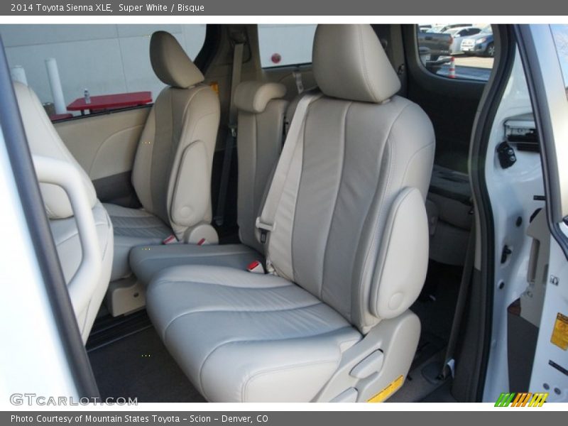 Rear Seat of 2014 Sienna XLE
