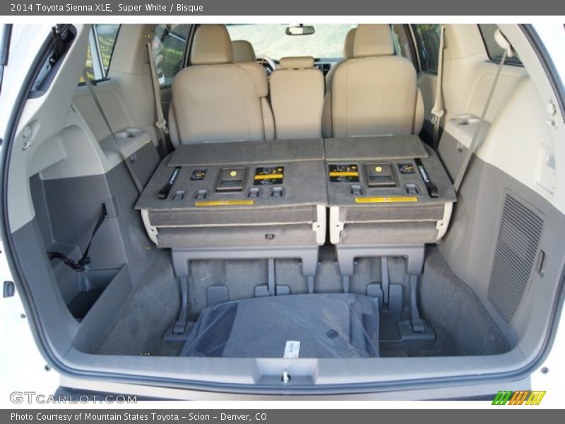  2014 Sienna XLE Trunk