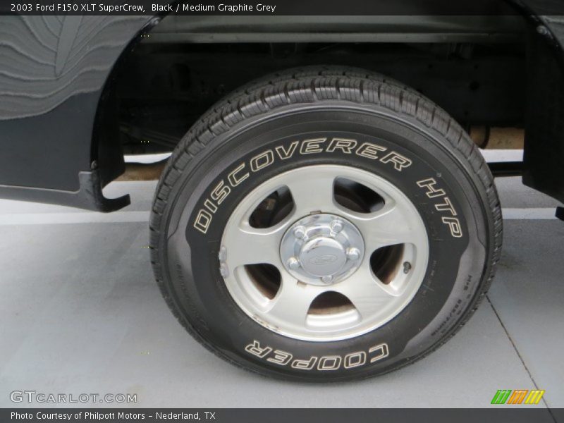 Black / Medium Graphite Grey 2003 Ford F150 XLT SuperCrew