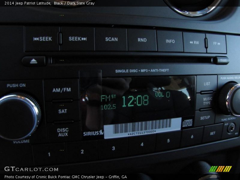 Black / Dark Slate Gray 2014 Jeep Patriot Latitude