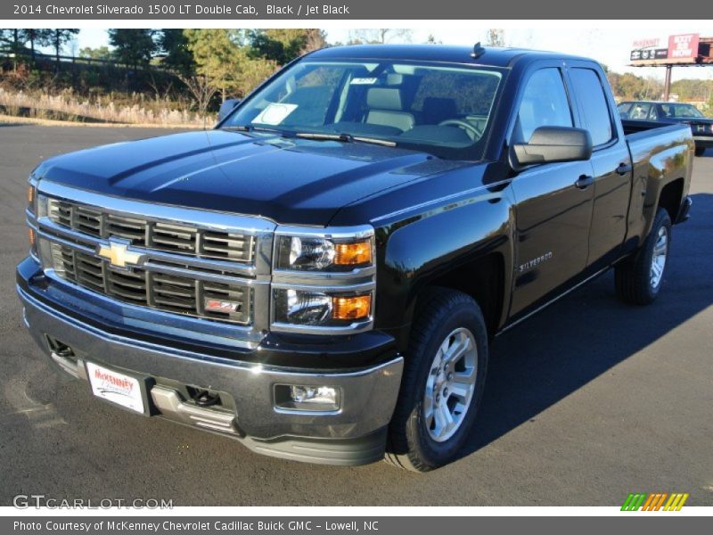 Black / Jet Black 2014 Chevrolet Silverado 1500 LT Double Cab