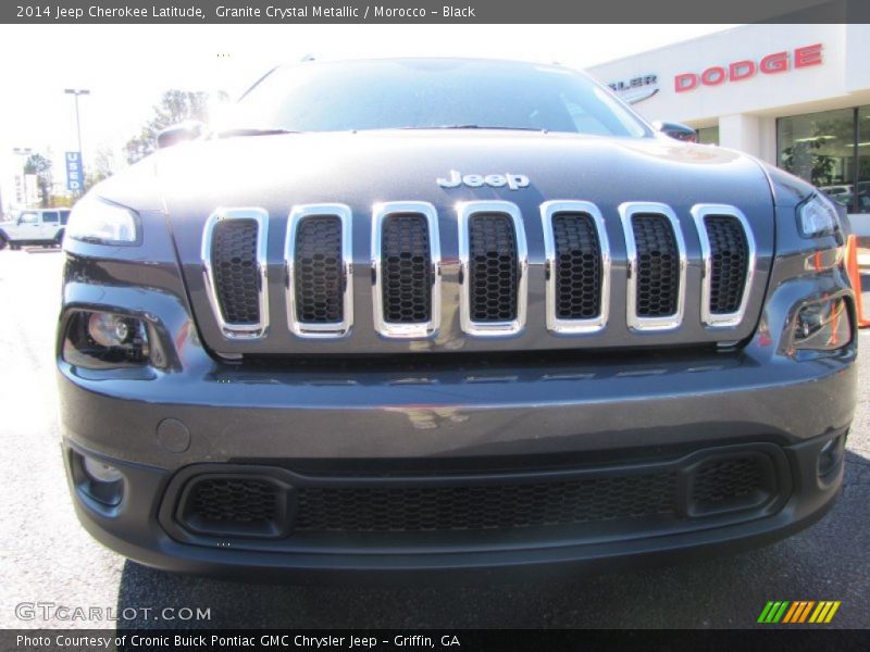 Granite Crystal Metallic / Morocco - Black 2014 Jeep Cherokee Latitude