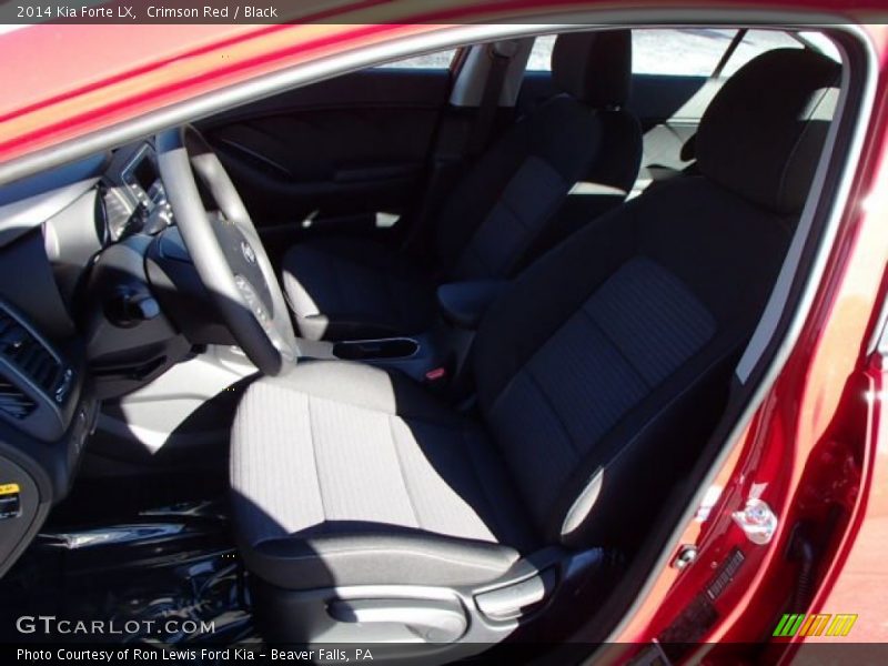 Crimson Red / Black 2014 Kia Forte LX