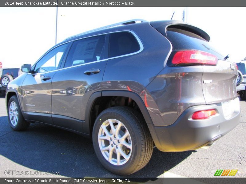 Granite Crystal Metallic / Morocco - Black 2014 Jeep Cherokee Latitude