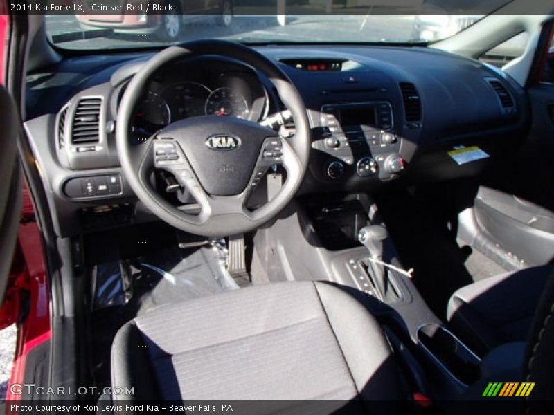 Crimson Red / Black 2014 Kia Forte LX