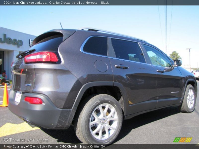 Granite Crystal Metallic / Morocco - Black 2014 Jeep Cherokee Latitude