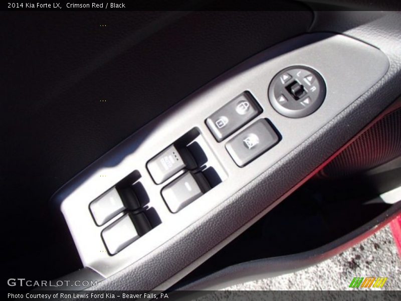 Crimson Red / Black 2014 Kia Forte LX