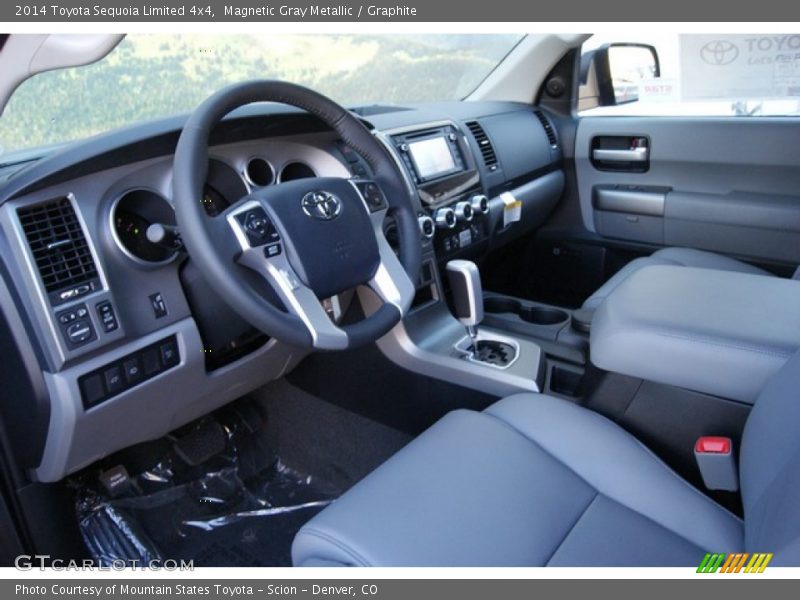 Graphite Interior - 2014 Sequoia Limited 4x4 