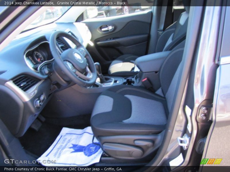Granite Crystal Metallic / Morocco - Black 2014 Jeep Cherokee Latitude