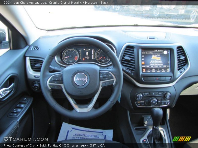 Granite Crystal Metallic / Morocco - Black 2014 Jeep Cherokee Latitude