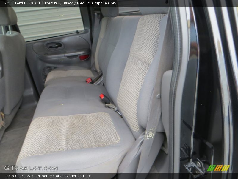 Black / Medium Graphite Grey 2003 Ford F150 XLT SuperCrew