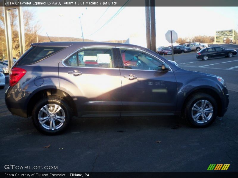 Atlantis Blue Metallic / Jet Black 2014 Chevrolet Equinox LS AWD