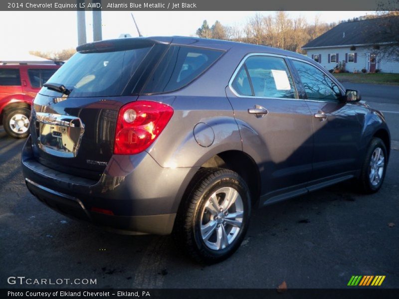 Atlantis Blue Metallic / Jet Black 2014 Chevrolet Equinox LS AWD