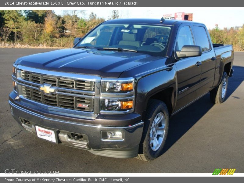Tungsten Metallic / Jet Black 2014 Chevrolet Silverado 1500 LT Crew Cab