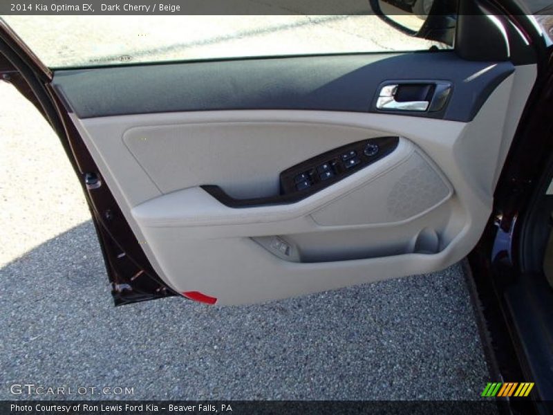 Dark Cherry / Beige 2014 Kia Optima EX
