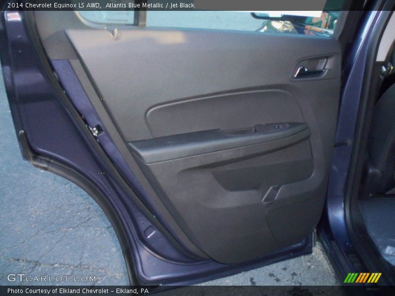Atlantis Blue Metallic / Jet Black 2014 Chevrolet Equinox LS AWD