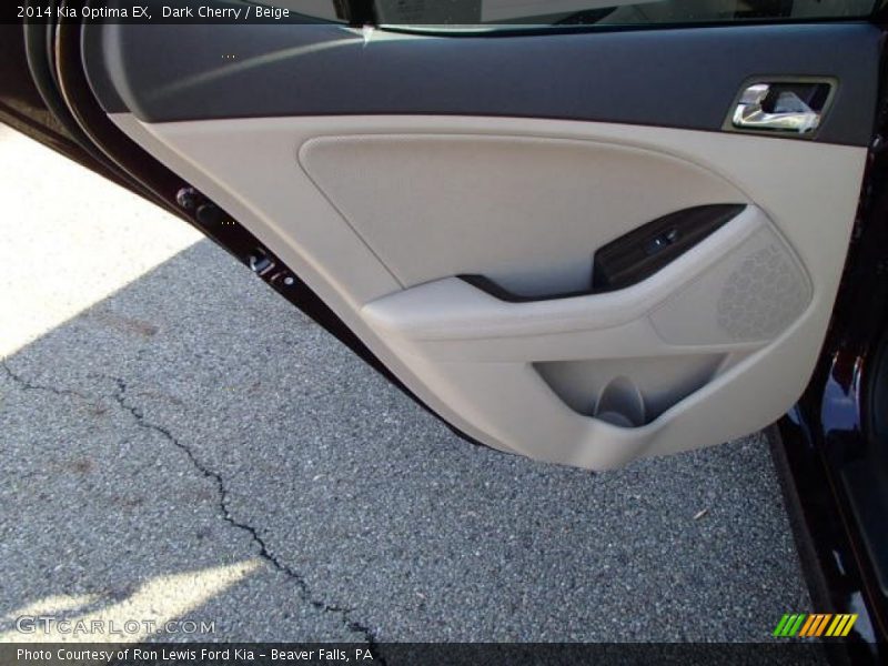 Dark Cherry / Beige 2014 Kia Optima EX