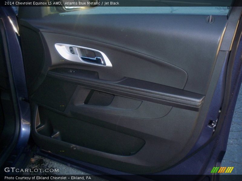 Atlantis Blue Metallic / Jet Black 2014 Chevrolet Equinox LS AWD