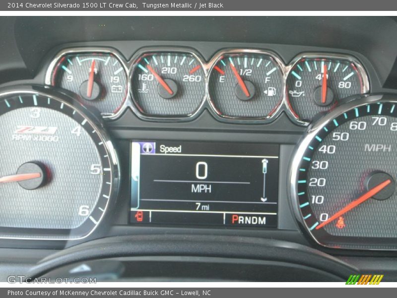 Tungsten Metallic / Jet Black 2014 Chevrolet Silverado 1500 LT Crew Cab