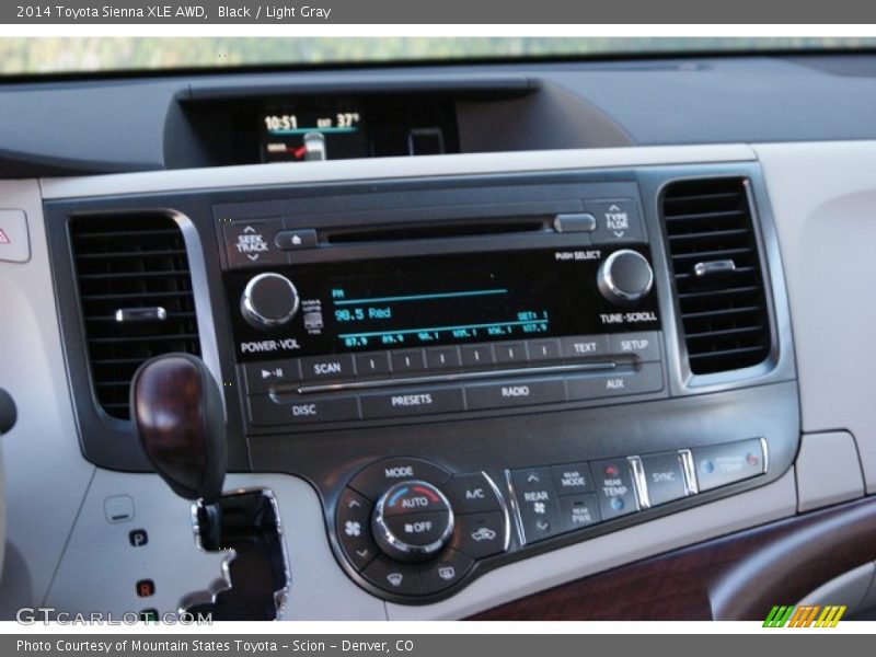 Black / Light Gray 2014 Toyota Sienna XLE AWD