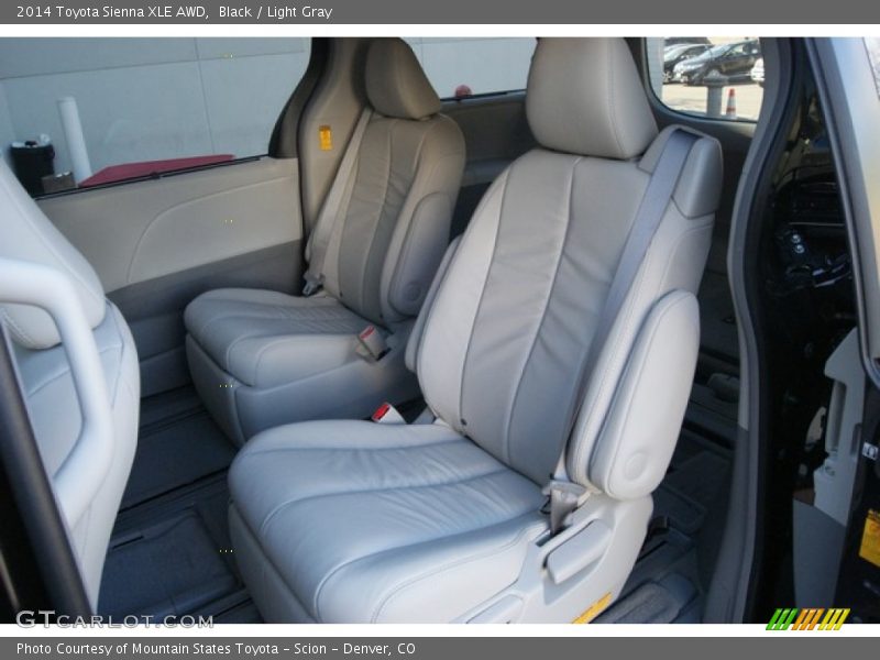 Black / Light Gray 2014 Toyota Sienna XLE AWD