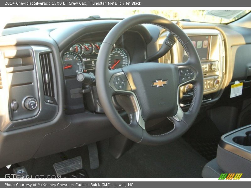 Tungsten Metallic / Jet Black 2014 Chevrolet Silverado 1500 LT Crew Cab