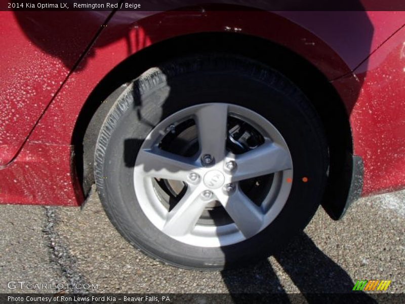 Remington Red / Beige 2014 Kia Optima LX