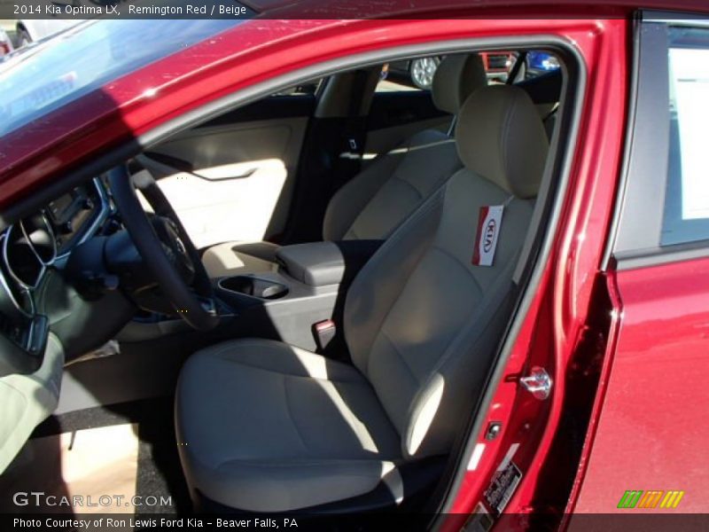 Remington Red / Beige 2014 Kia Optima LX