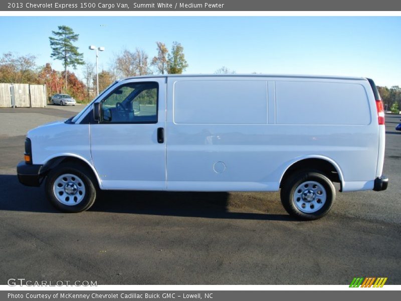 Summit White / Medium Pewter 2013 Chevrolet Express 1500 Cargo Van