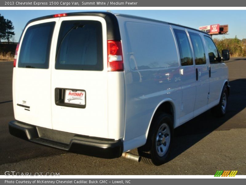 Summit White / Medium Pewter 2013 Chevrolet Express 1500 Cargo Van