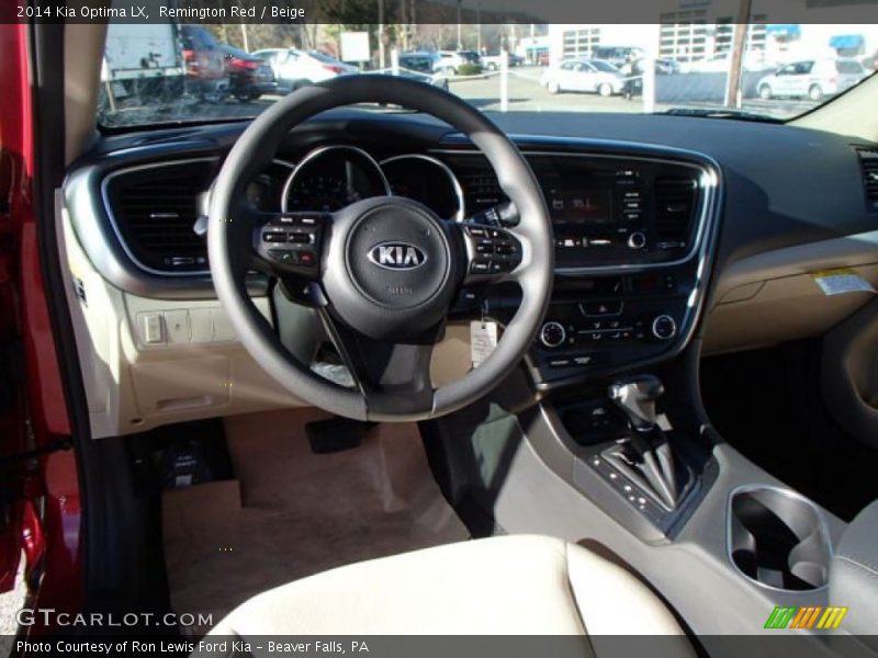 Remington Red / Beige 2014 Kia Optima LX