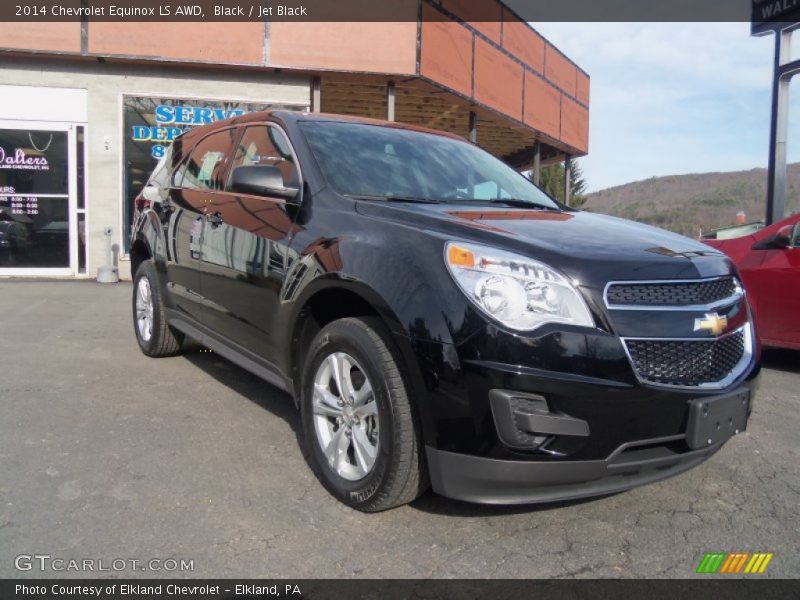 Black / Jet Black 2014 Chevrolet Equinox LS AWD