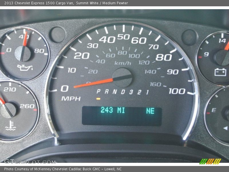 Summit White / Medium Pewter 2013 Chevrolet Express 1500 Cargo Van