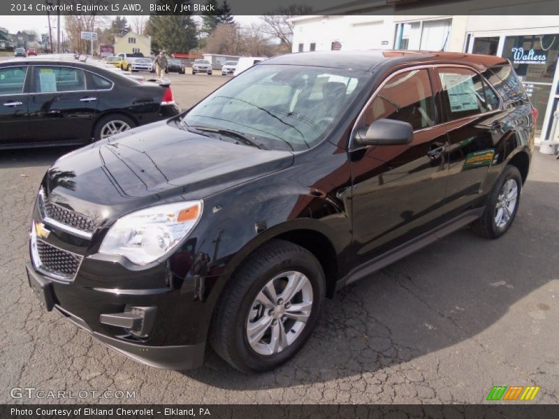 Black / Jet Black 2014 Chevrolet Equinox LS AWD