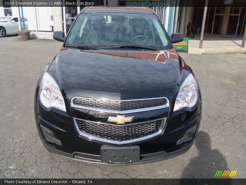 Black / Jet Black 2014 Chevrolet Equinox LS AWD