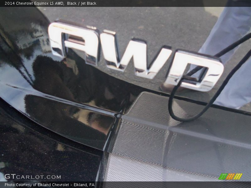 Black / Jet Black 2014 Chevrolet Equinox LS AWD