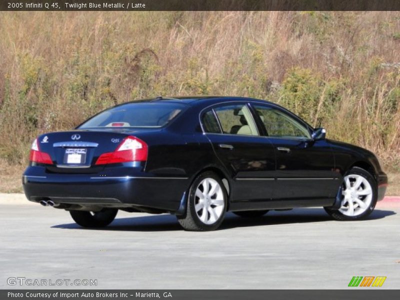 Twilight Blue Metallic / Latte 2005 Infiniti Q 45